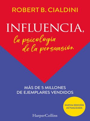 cover image of Influencia. La psicología de la persuasión
